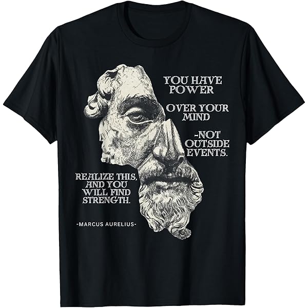 Amazon.com: Marcus Aurelius “Find Strength” Stoicism Quote T